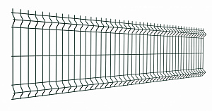 Панель 3d ограждения Medium 0,63х2,5 RAL 6005 GL